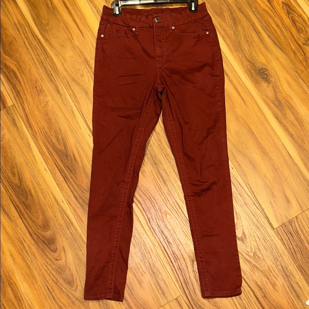 7 For All Mankind wine Red Jeans